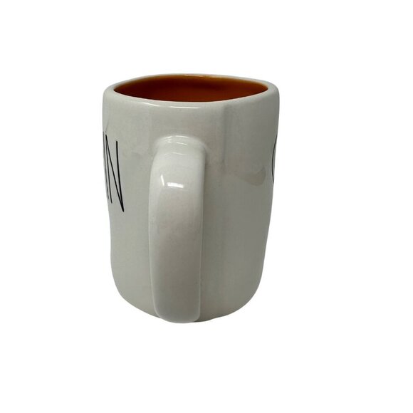 Rae Dunn Pumpkin Spice Mug Large Coffee Cup Ceramic Magenta LL Farmhouse Gift - Picture 5 of 7